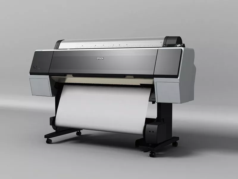 Epson Stylus Pro 9900 right with blank media